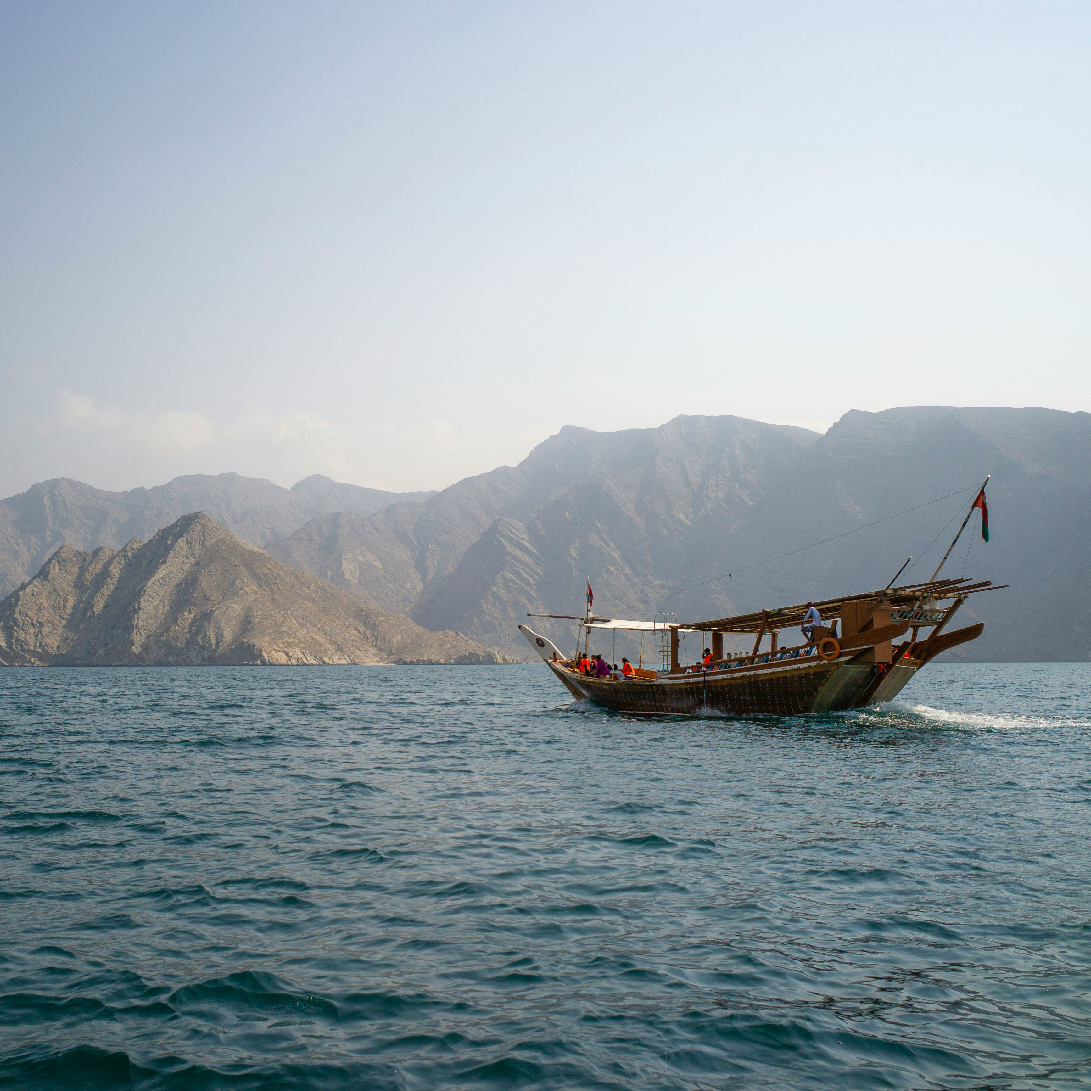 Rugged mountains and emerald seas
